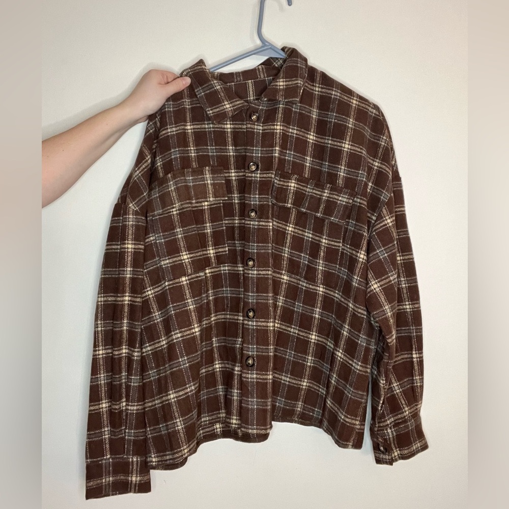 Shein plaid shirt
